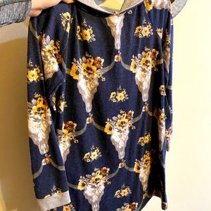 Southern Cow Skull Dream Long Sweater/Dress💖